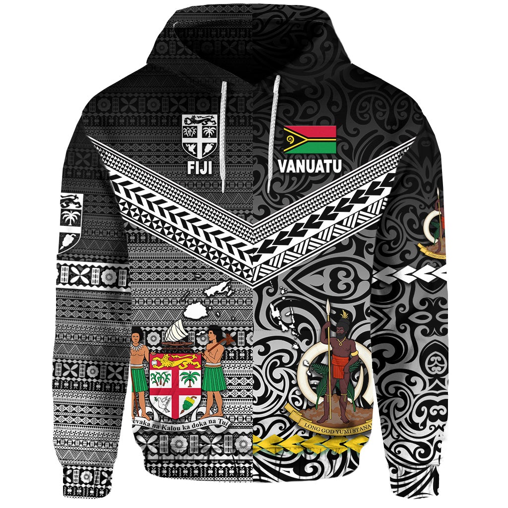 Vanuatu Fiji Hoodie Together Black LT8
