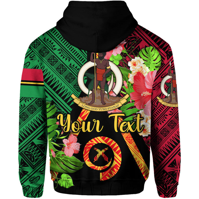 Custom Vanuatu Hoodie Independence Be Proud Vanuatu Flag LT8