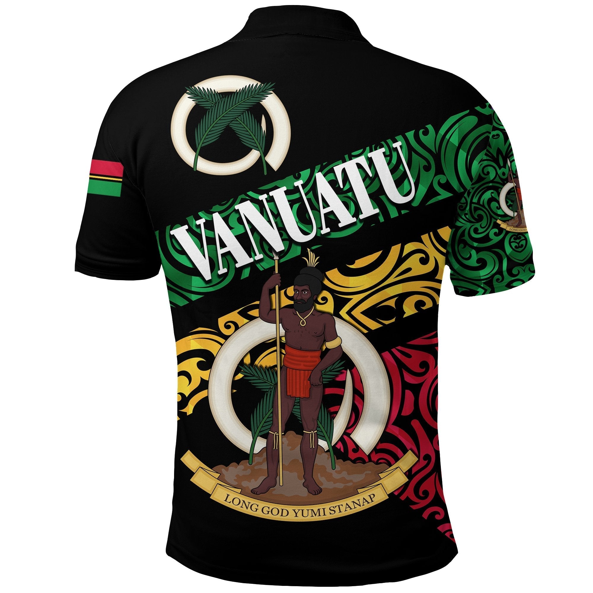 Vanuatu Polo Shirt Special Independence Anniversary Sporty Style LT8