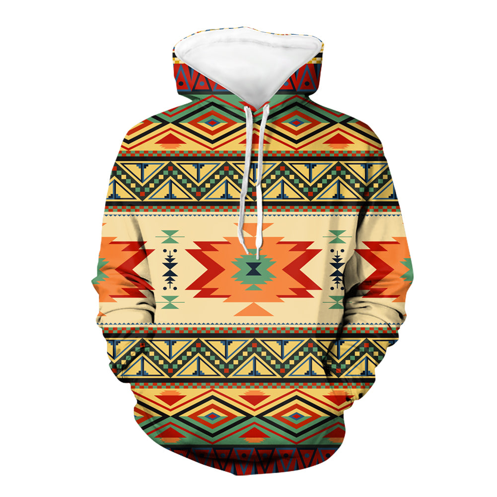 Tribes Design Native American 3D Hoodie LT10