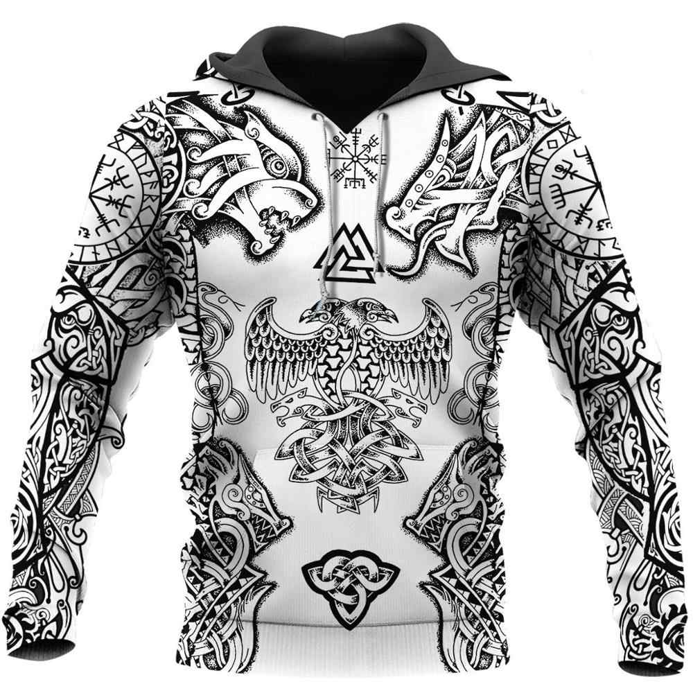 Viking Clothing Viking Tattoo Art Hoodie RLT12