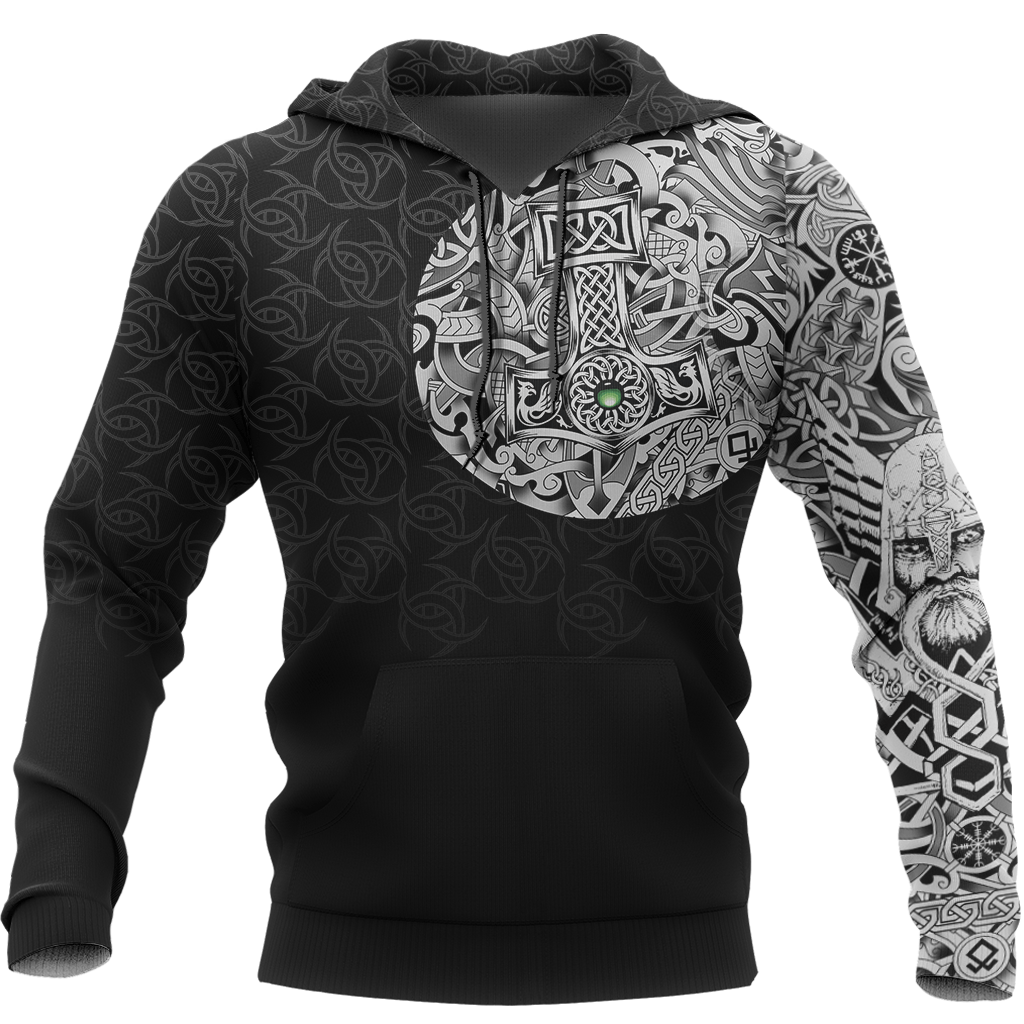 Viking Odin Norse Valhalla - Best Viking Tattoo Hoodie RLT12