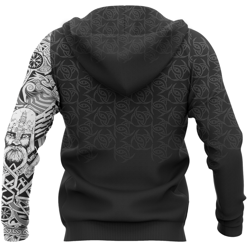 Viking Odin Norse Valhalla - Best Viking Tattoo Hoodie RLT12