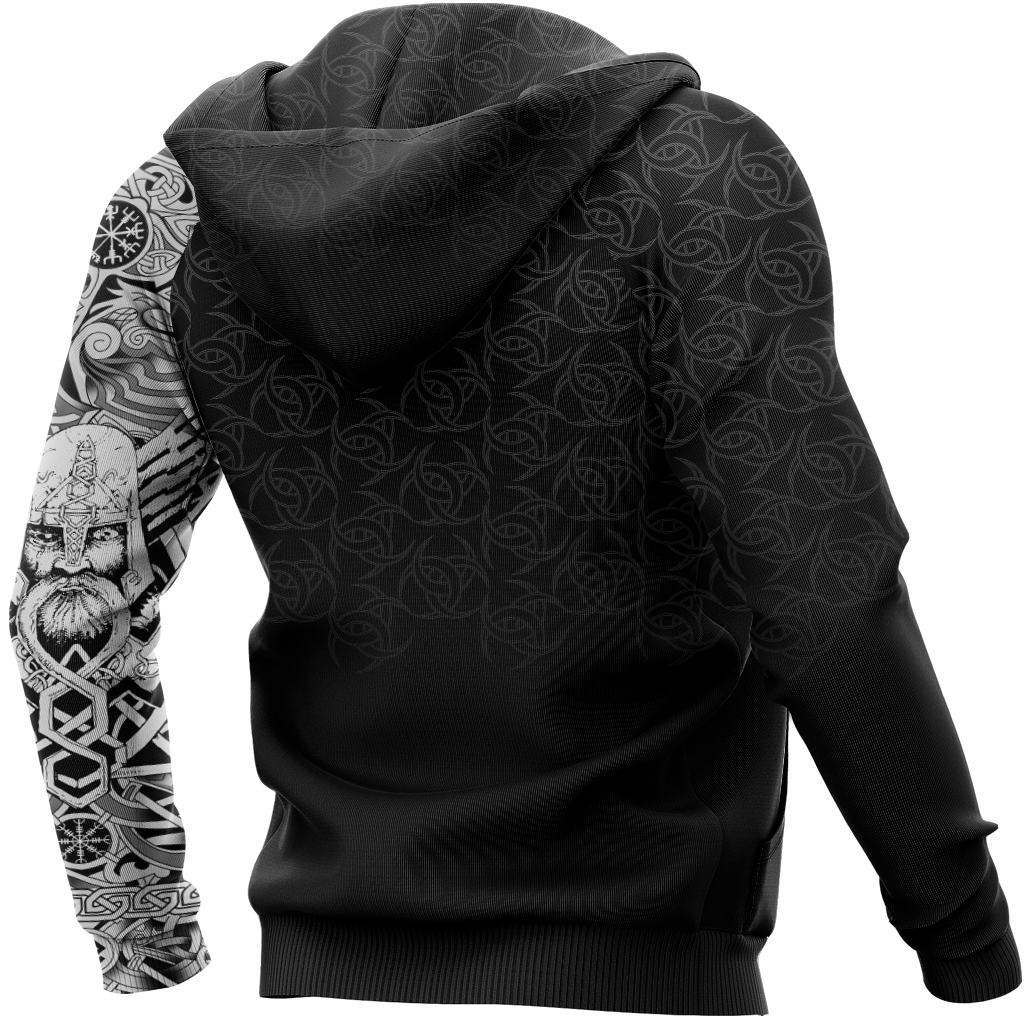 Viking Odin Norse Valhalla - Best Viking Tattoo Hoodie RLT12