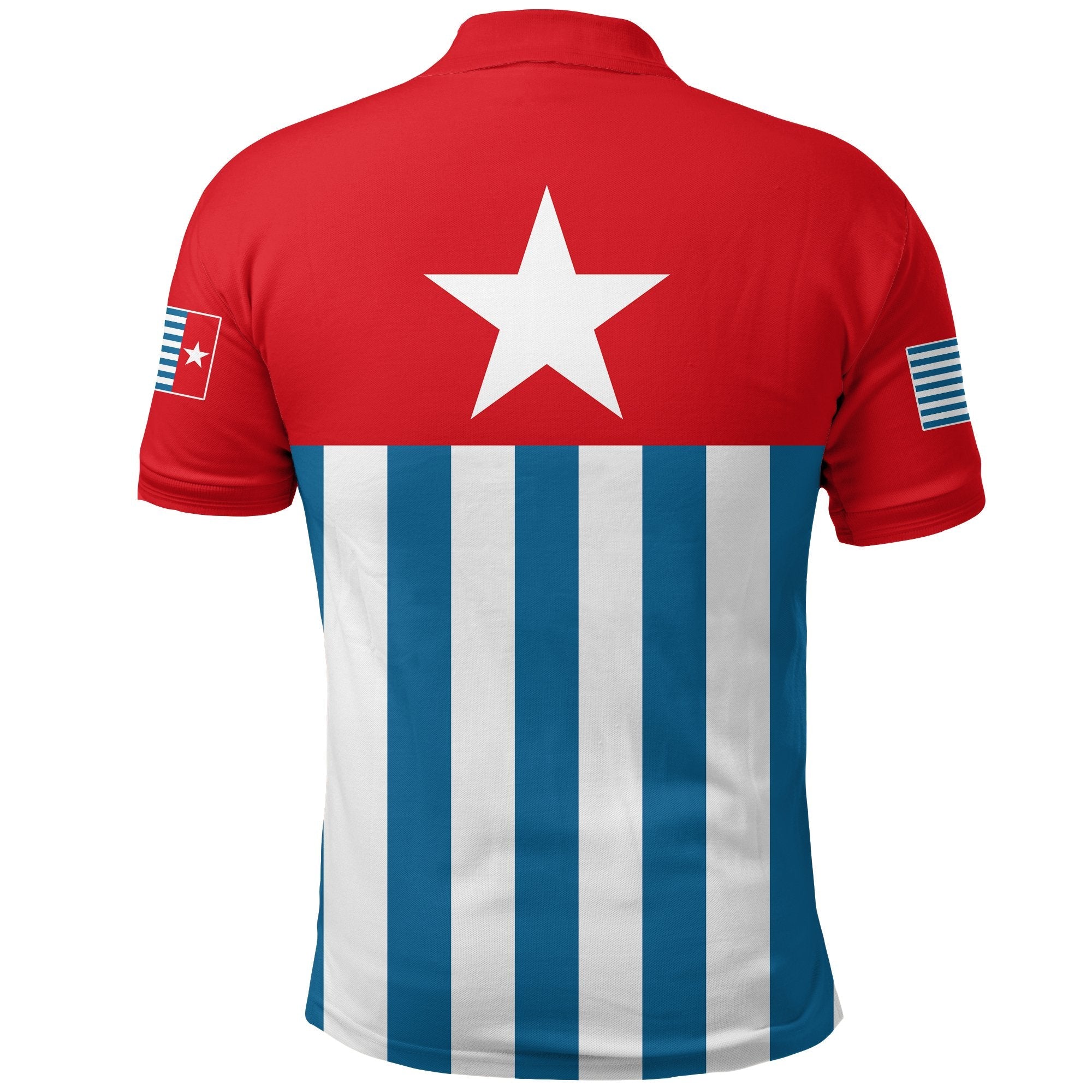 West Papua Polo Shirt Morning Star Flag LT4