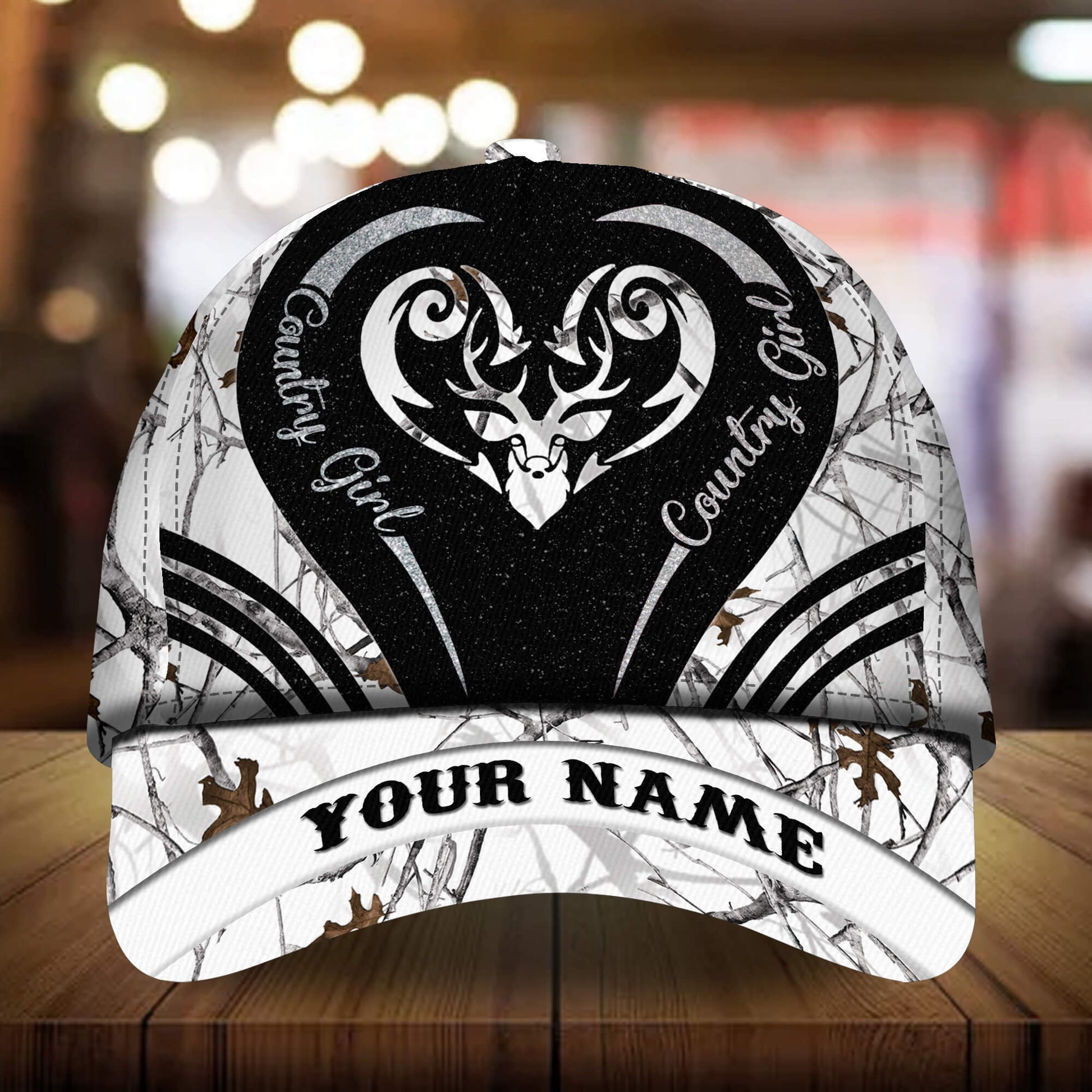 Premium Unique Deer Country Girl Hats 3D Multicolor Personalized