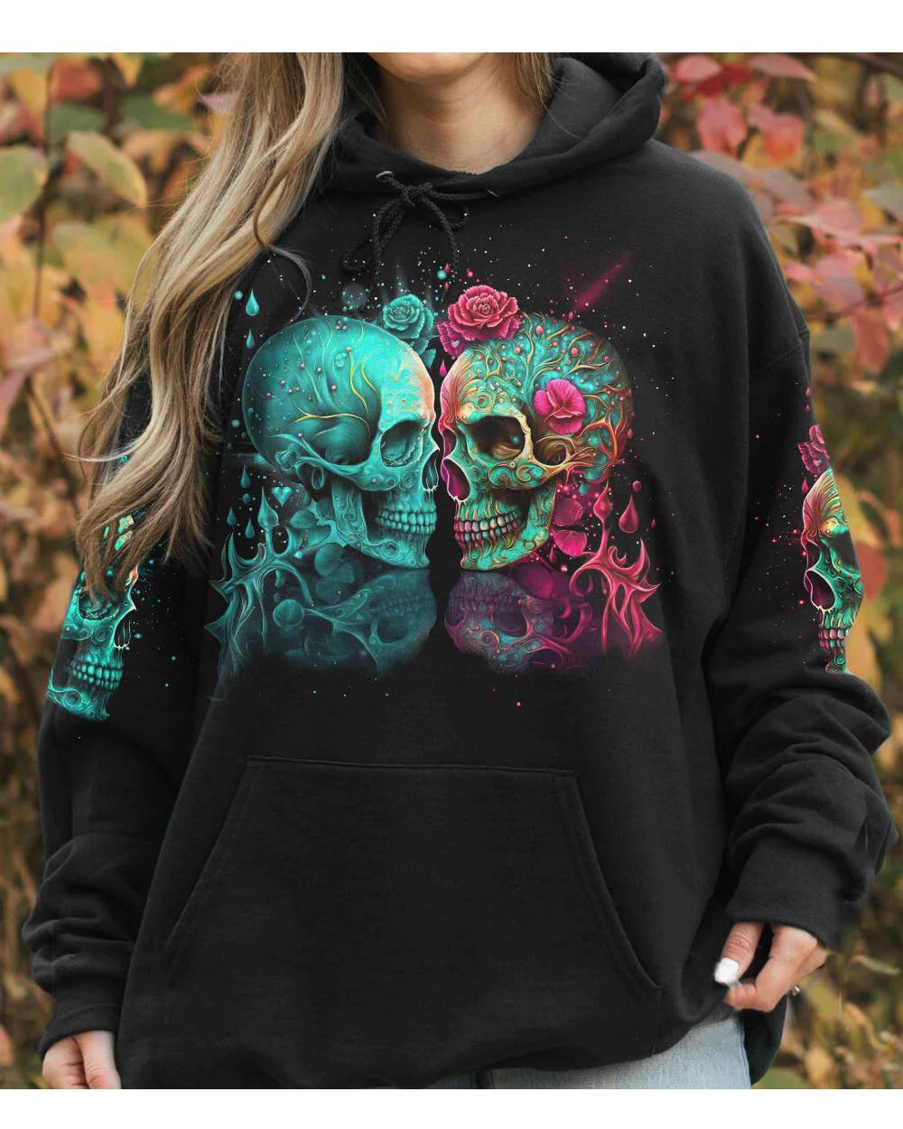 Couple Skull Hoodie