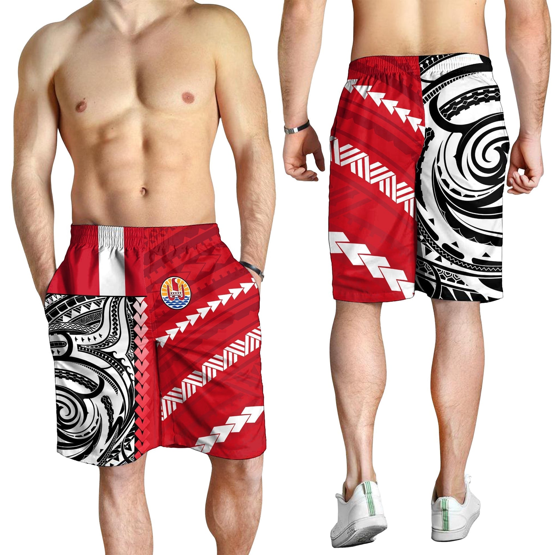 Tahiti Unique Men Shorts Polynesia Pattern LT13