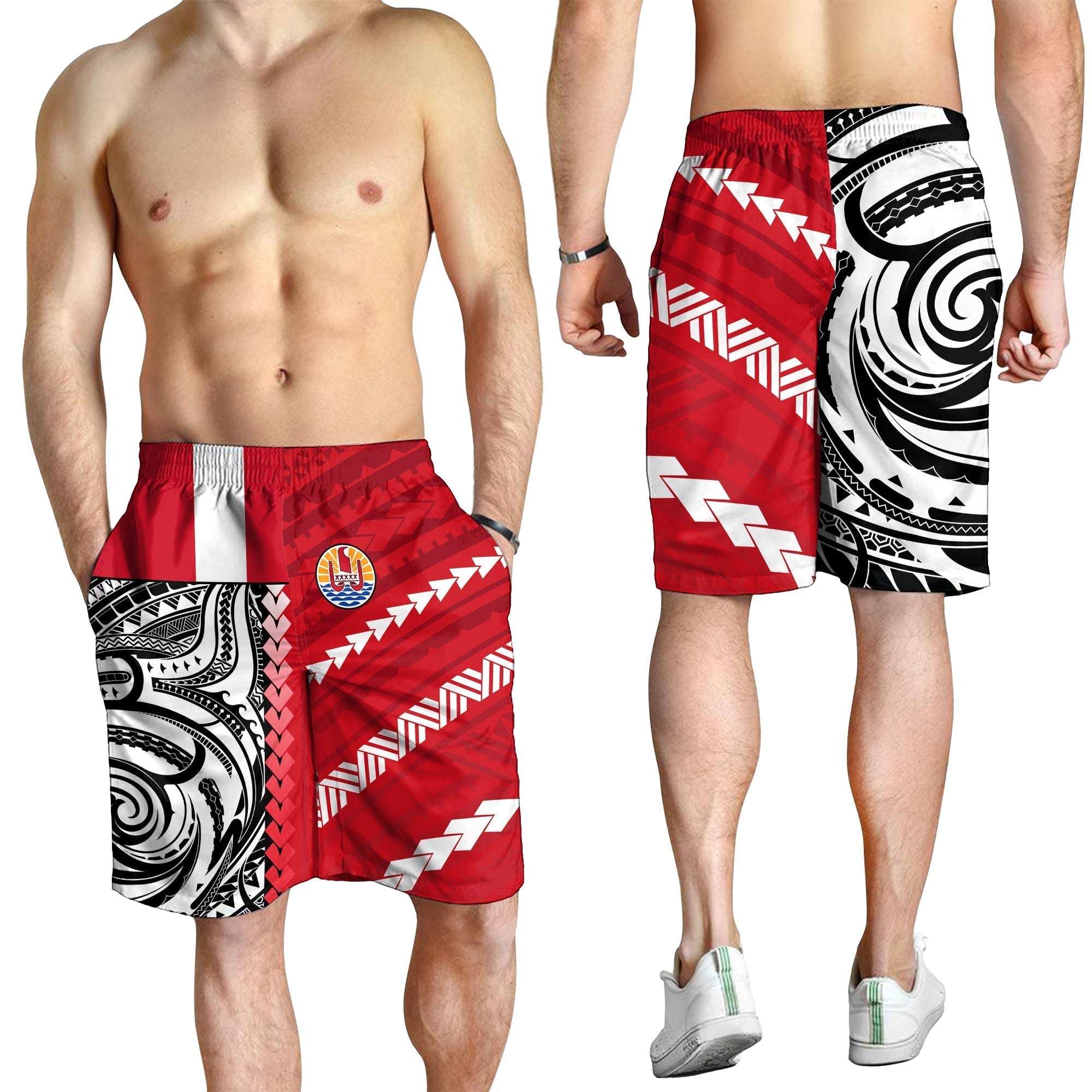 Tahiti Unique Men Shorts Polynesia Pattern LT13