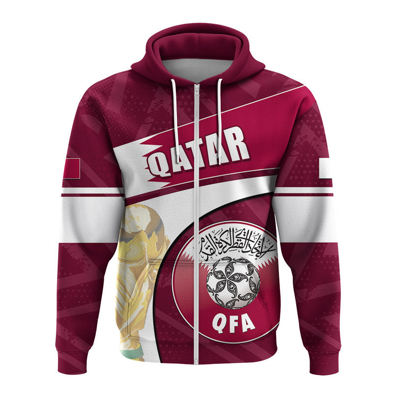 Custom Qatar Football 2022 Hoodie Basic Style LT6