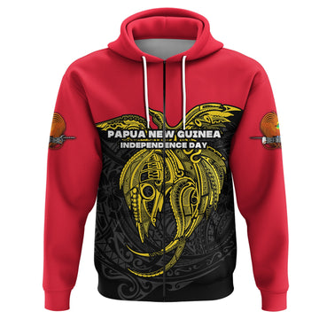 Papua New Guinea Zip Hoodie Independence Day Simple Style LT16