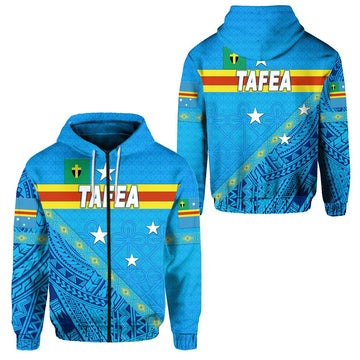Tafea Province Zip Hoodie Vanuatu Pattern Unique Style LT8